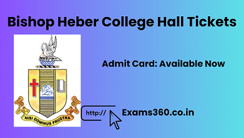 Bishop Heber College Hall Ticket